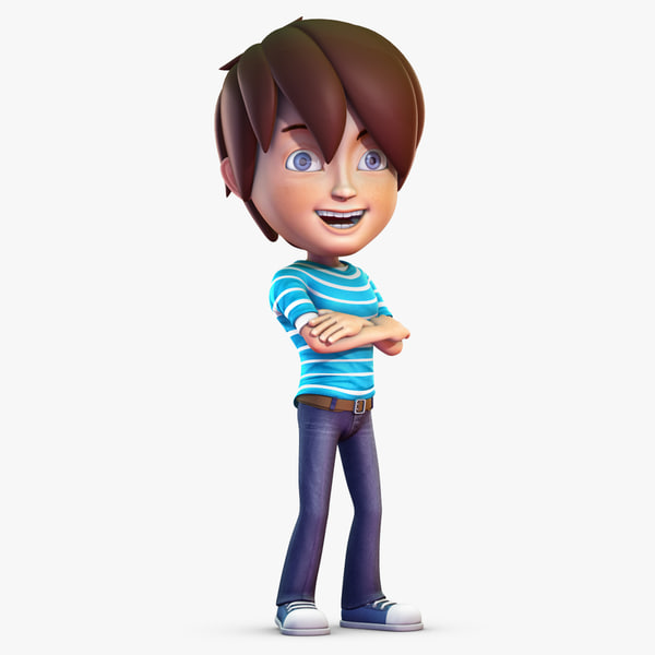 动画3d贝都因人模型