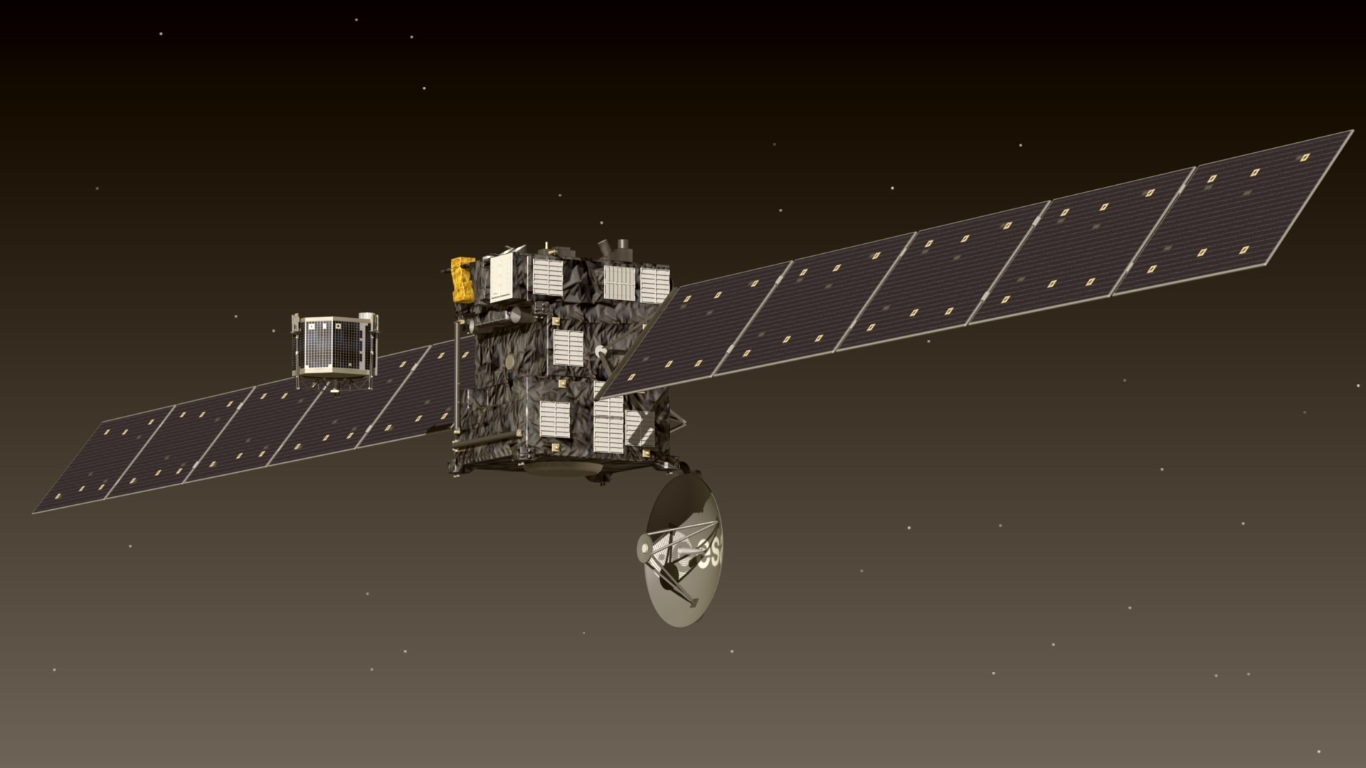 rosetta philae spacecraft 3d model