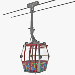 3d model cableway cable