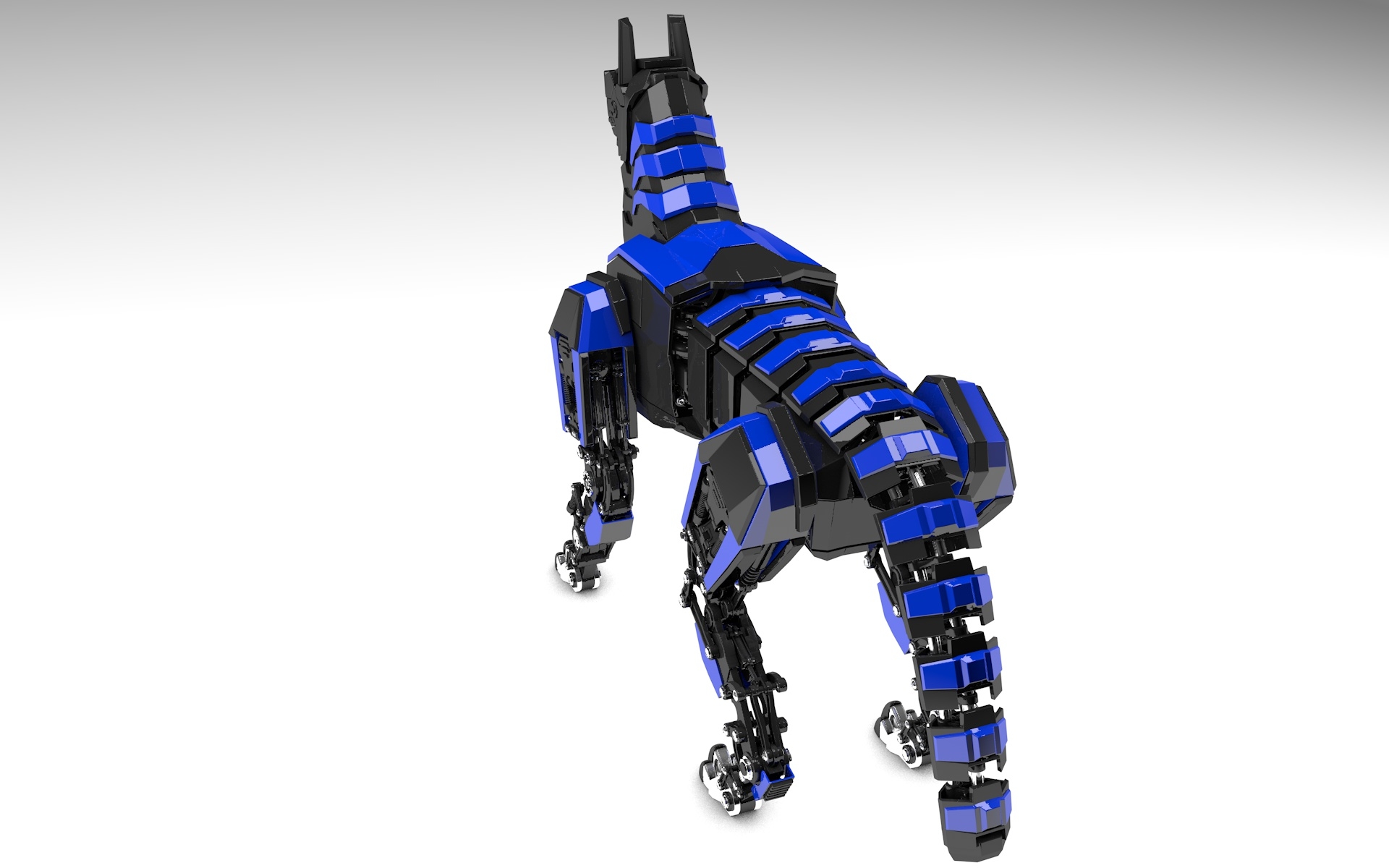transformers wolf robot