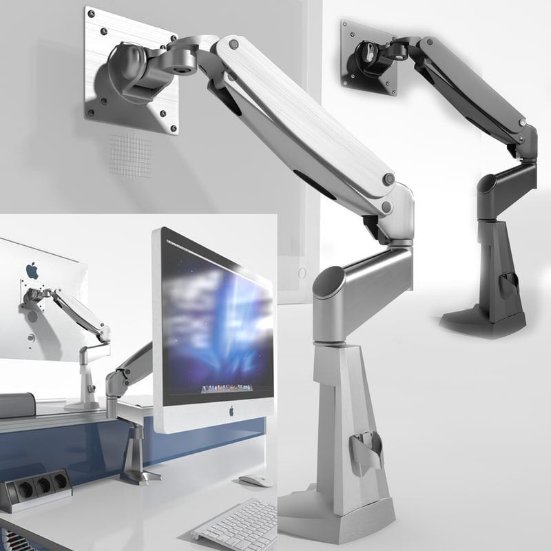 robotic monitor arm