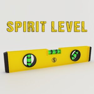 3d model of spirit level