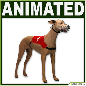 hound dog 3d model