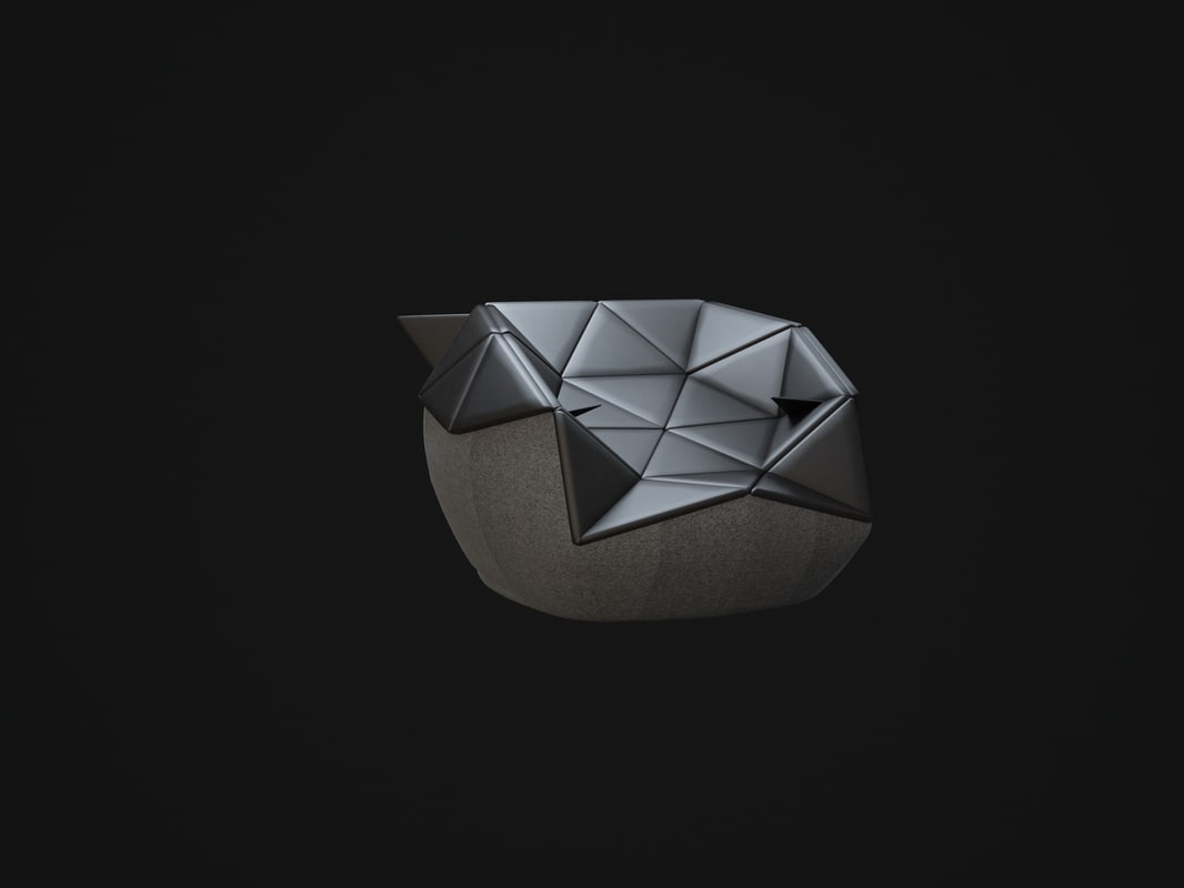 3d Marie Bean Bag Chair Model