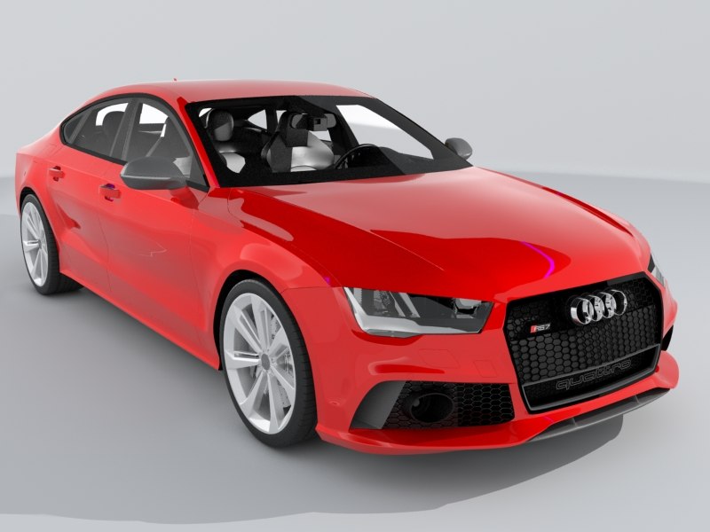 3d max audi rs7 sportback 2015