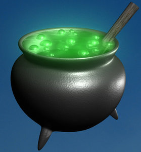 3d model cauldron pot