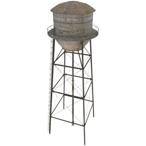 3d water tower