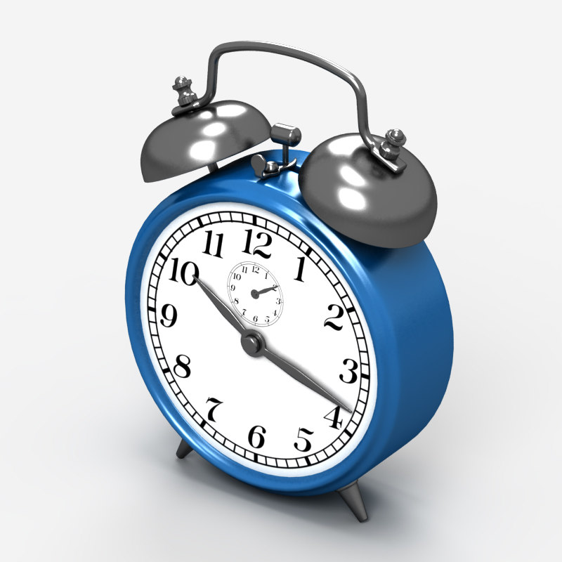 3ds max classic alarm clock