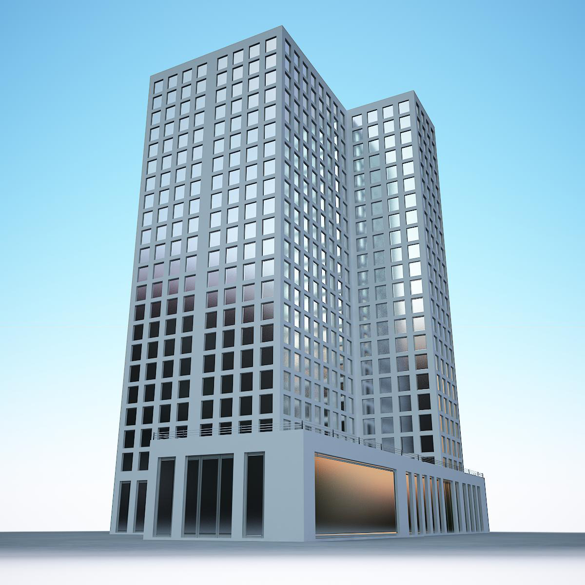 3d model skycraper