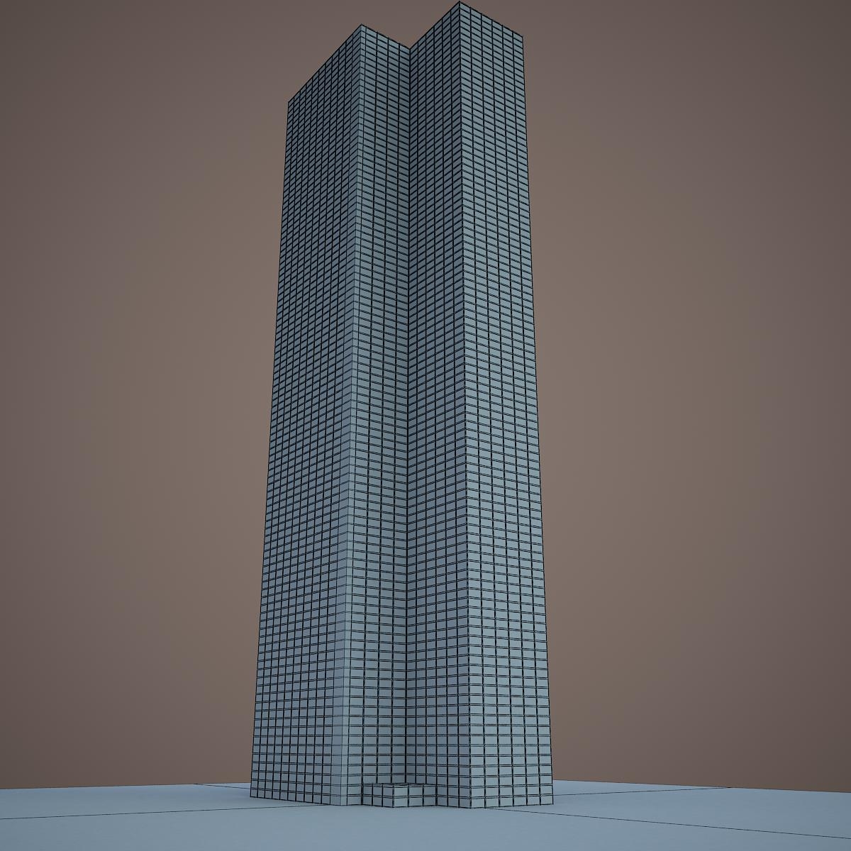 skycraper v-ray objects max