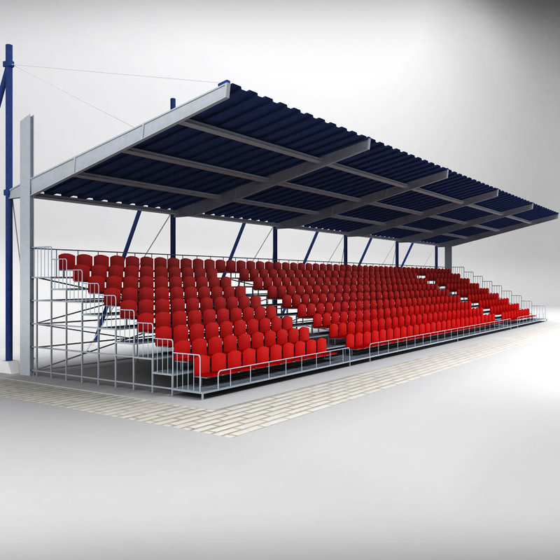 max stadium seating tribune canopy