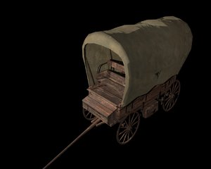 old wagon obj