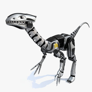 3d model dinosaur robot animation