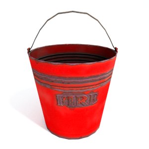 3d bucket ready model