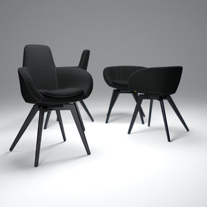 tom-dixon-scoop-chair 3d model