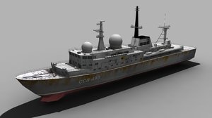 3d model balzam ship