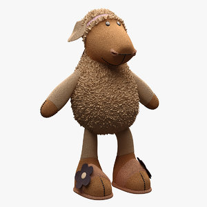 toy sheep nici 3d model