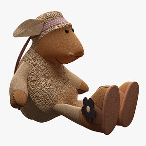 3d toy sheep nici model