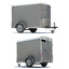 3d closed cargo trailer model