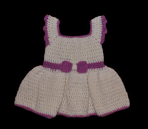 knitted baby dress