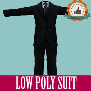 men suit games polys 3d max