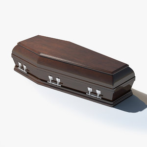 3d model coffin