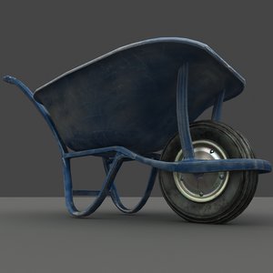 wheelbarrow barrow 3d model