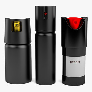 pepper sprays 3d model