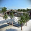 3d model island beach resort