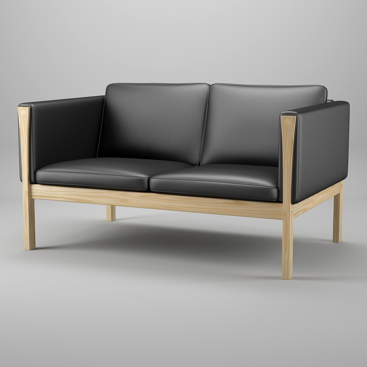 3d Model Sofa Hans J Wegner