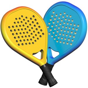 3d model paddle racket