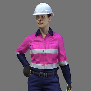 max rig safety female worker