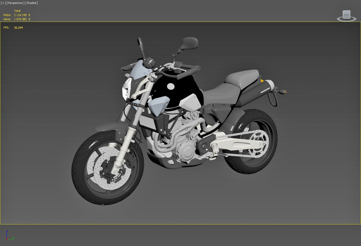3d yamaha mt-03