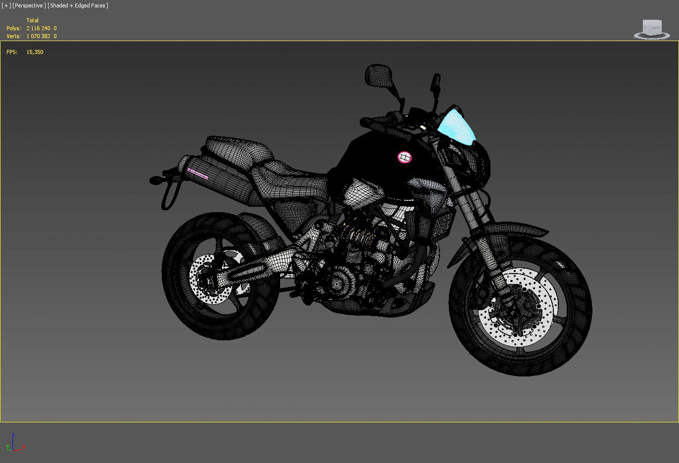 3d yamaha mt-03