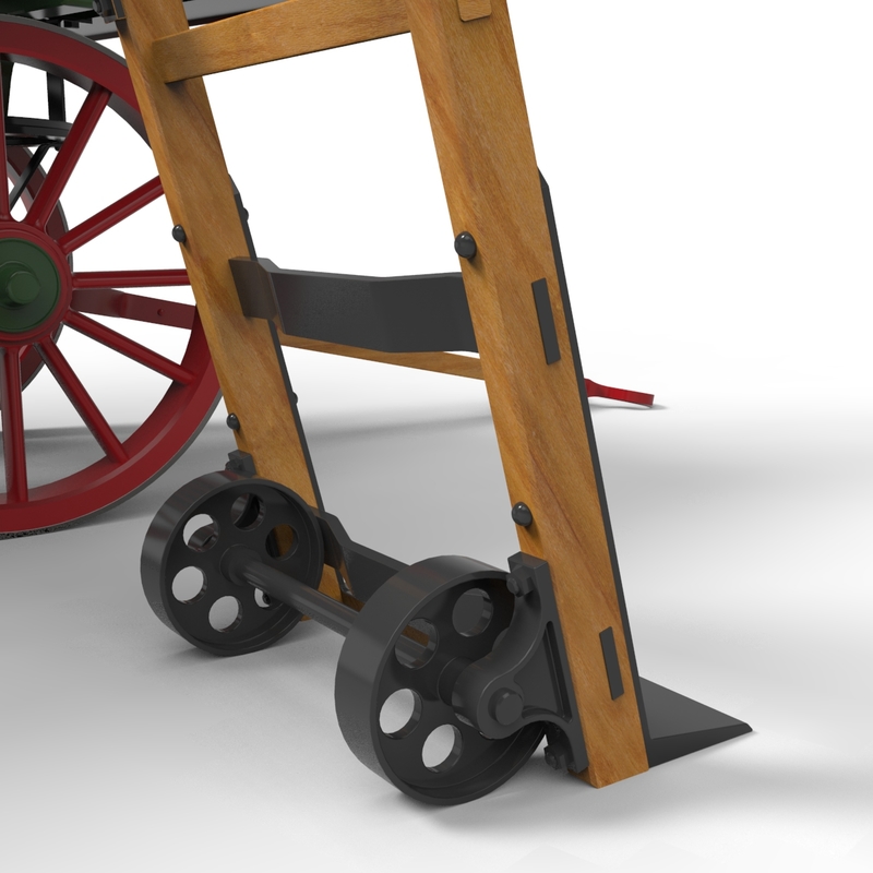 3d baggage cart dolly