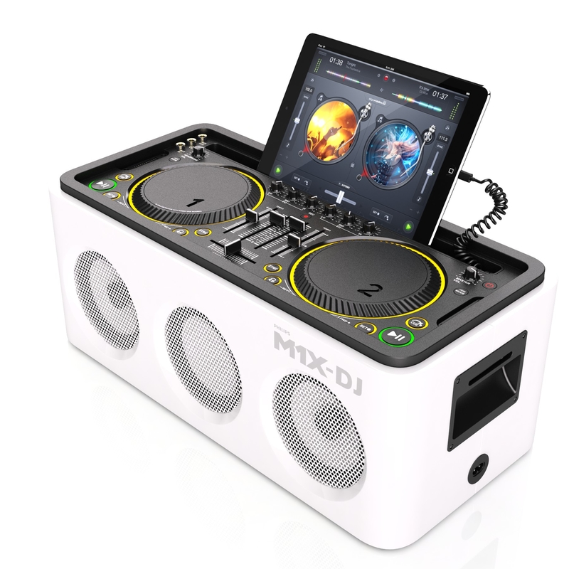 フィリップス、iOS デバイス用音楽システム「M1X-DJ」を発表