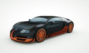 bugatti veyron super sport 3d max