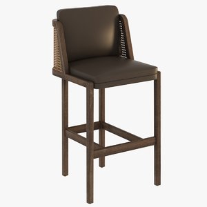 throne bar stool autoban 3d max
