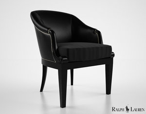 ralph lauren duchess dining chair 3d model