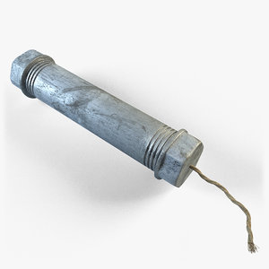 pipe bomb 3d model