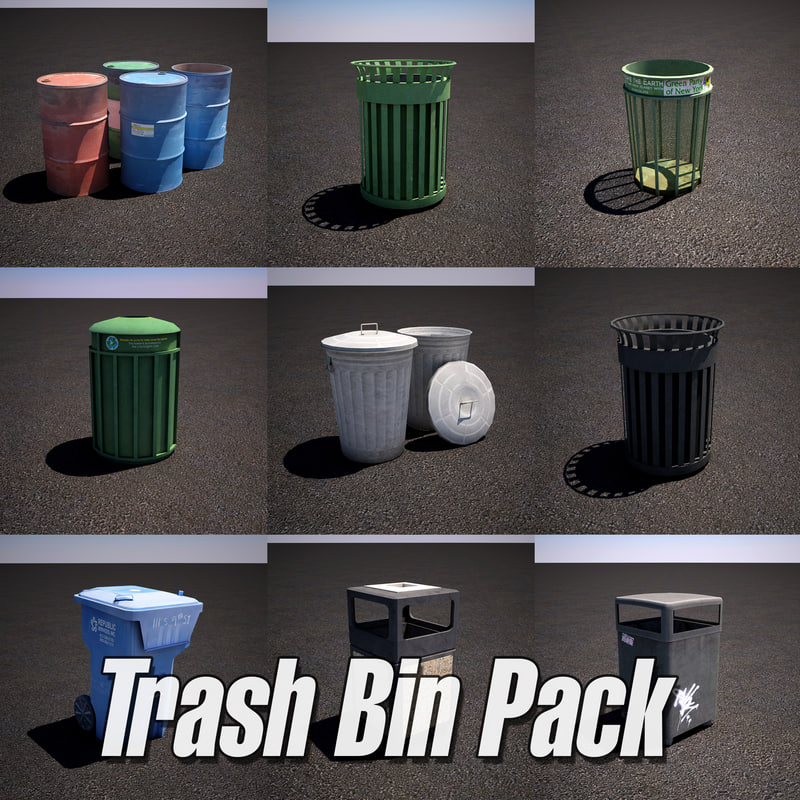 max contains trash bin pack