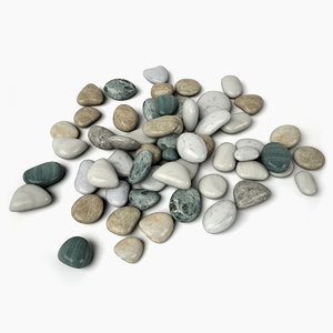 pebbles vrayforc4d rocks