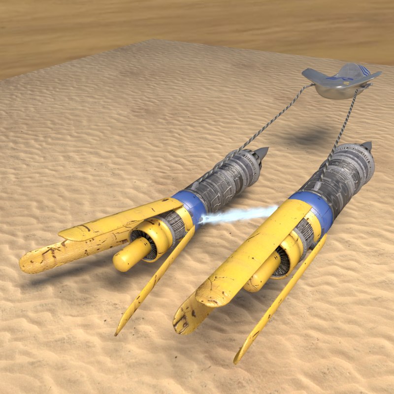 pod racer 3d model