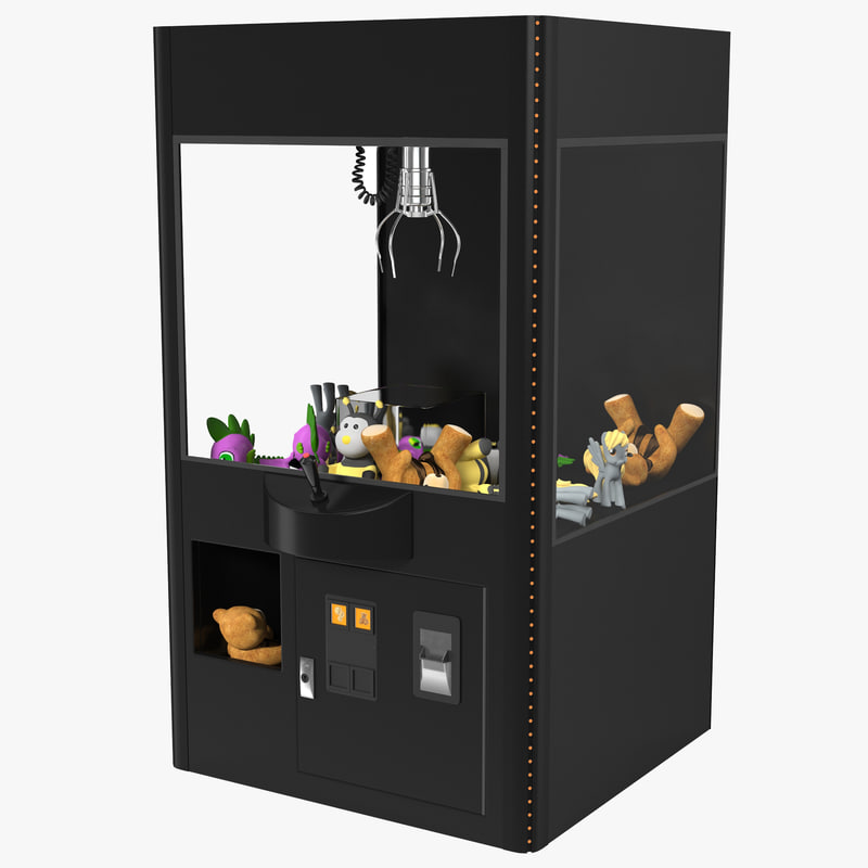3d claw vending machine model
