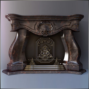 3d model fireplace lexus
