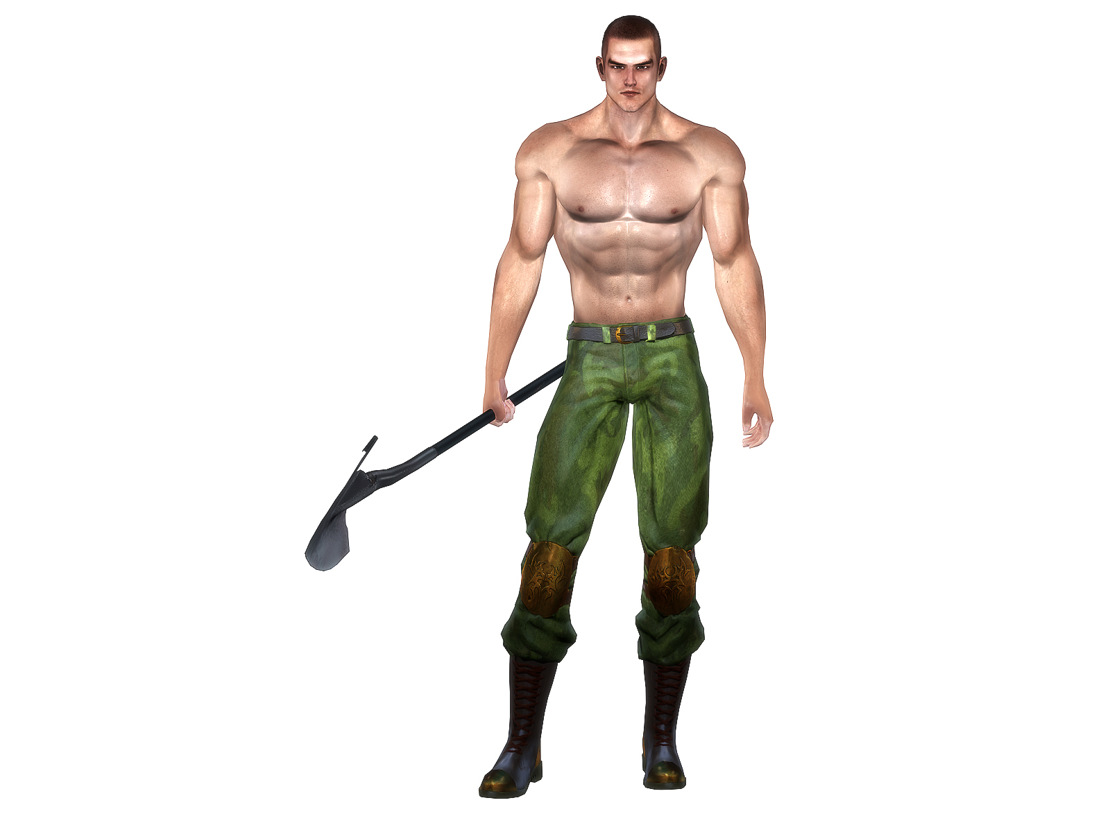 3d soldier shooting games model