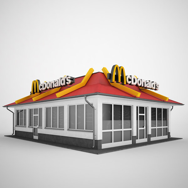 Restaurant Mcdonalds Mc 3d Max
