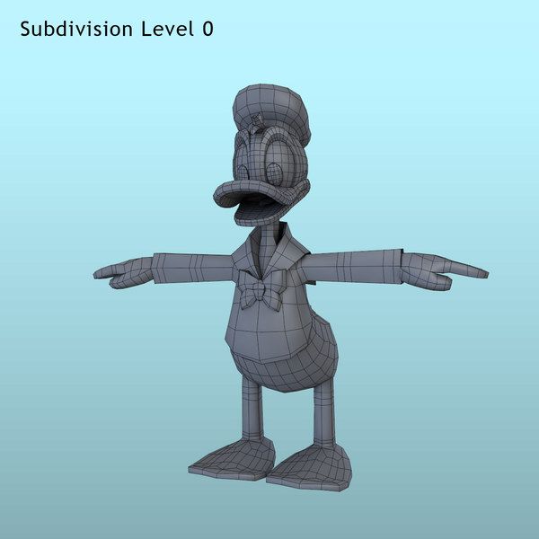 donald duck c4d