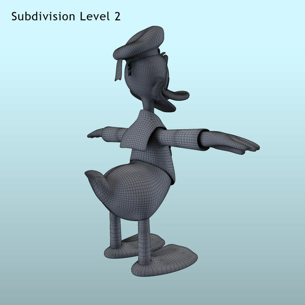 donald duck c4d