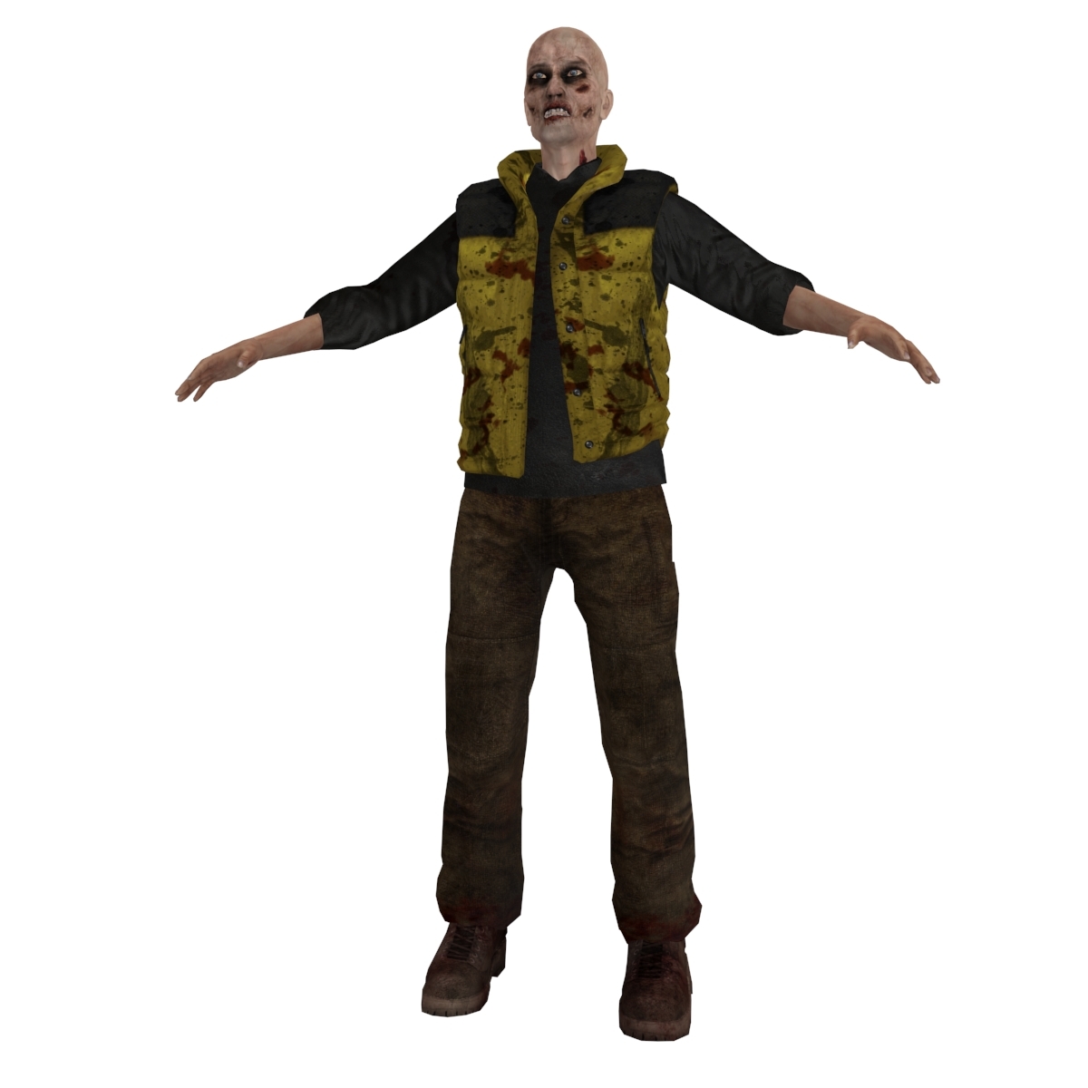 Pack Rigged Zombies 3d Model